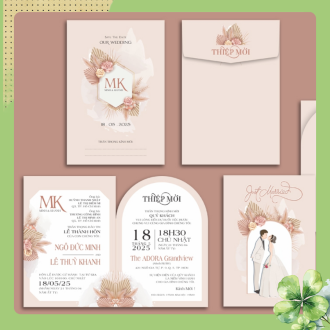 thiệp cưới giá rẻ 24A02
