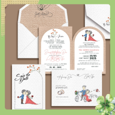 thiệp cưới giá rẻ 24A16