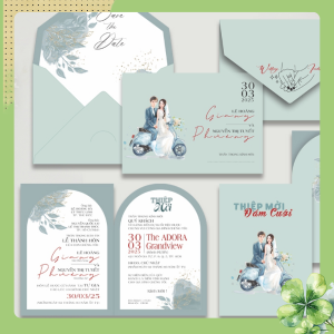 thiệp cưới giá rẻ 24A21