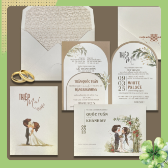 thiệp cưới giá rẻ 24A31