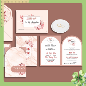 thiệp cưới giá rẻ 24A14